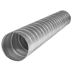 Воздуховод ф100 L-3м спирально-навивной из оцинкованной стали 0,5 мм