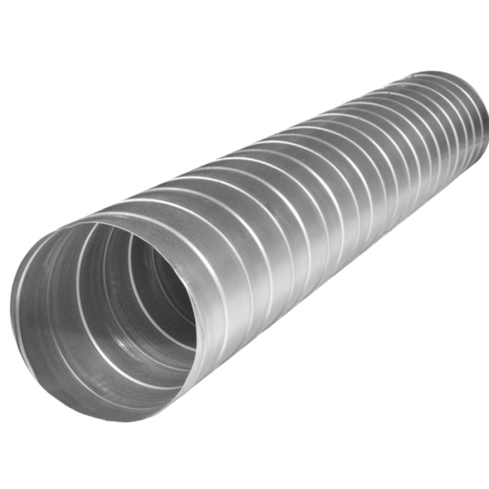Воздуховод ф500 L-3м спирально-навивной из оцинкованной стали 0,7 мм