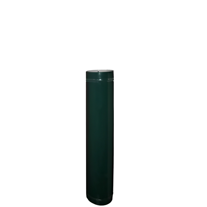 Воздуховод (труба) ф125 0,5 м зеленый из оцинкованной стали
