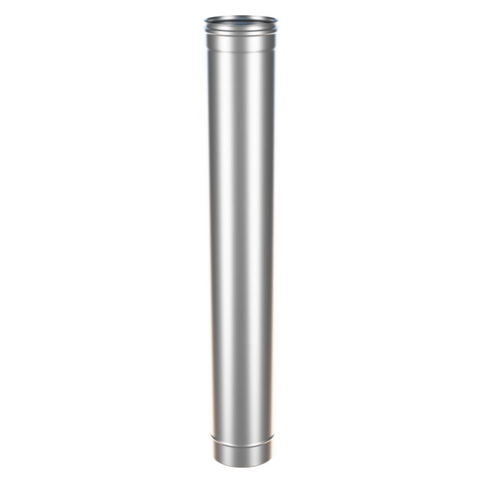 Воздуховод Briz - труба 1м Ф100 (оц. сталь) 0,5 мм. 