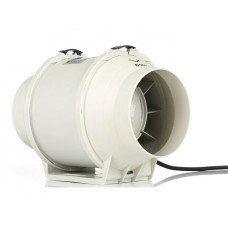 Канальный вентилятор Hon&Guan HF-125P из полипропилена со смешанным потоком