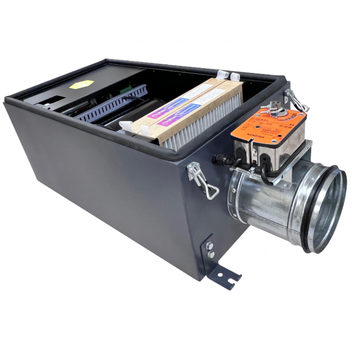 Приточная установка с электрическим нагревом Minibox E-650 Lite с автоматикой Zentec 220в
