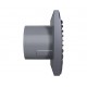 SILENT 4C dark gray metal вентилятор осевой вытяжной с обратным клапаном d100