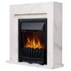 Портал Firelight Simple Classic белый мрамор