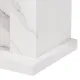 Портал Firelight Simple Classic белый мрамор