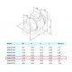 Turbo EC 200 канальный вентилятор смешанного типа Turbo EC 200 канальный вентилятор смешанного типа