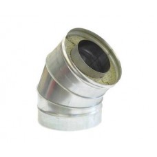 Отвод 45 200/280 оц/оц сэндвич оцинковка + оцинковка
