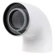 Отвод коаксиальный Royal Thermo 60/100, 90 гр. M/F для конденсационных котлов