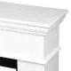 Каминокомплект: Очаг Royal Thermo Aurora RTFP/P-AR60LS, портал California 60 W, белый
