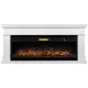 Каминокомплект: Очаг Royal Thermo Aurora RTFP/P-AR60LS, портал California 60 W, белый