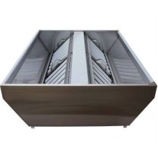 ЗВО 350x1200x1000 островной тип 2 зонт вытяжной из нержавеющей стали 1 мм