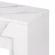 Портал Firelight Simple 25 белый мрамор