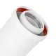 Удлинитель коаксиального дымохода раструбн. Royal Thermo 60/100, 1000 мм для конденсационных котлов