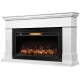 Каминокомплект: Очаг Royal Thermo Aurora RTFP/P-AR40LS, портал California 42/40/36, белый