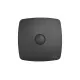 RIO 4C Matt black вентилятор накладной с обратным клапаном d100 RIO 4C Matt black вентилятор накладной с обратным клапаном d100