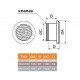MM-S 100 12V вентилятор высокотемпературный для саун MM-S 100 12V вентилятор высокотемпературный для саун