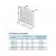 МВМ 300с черная решетка металлическая (300х300)