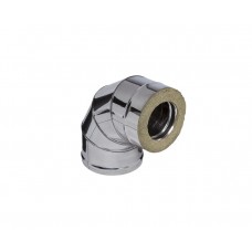Сэндвич отвод 90 Феррум 150/210 Нержавеющая сталь AISI 430 0,5/0,5