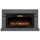 Каминокомплект: Очаг Royal Thermo Aurora RTFP/P-AR40LS, портал Lindos 42/40/36, светло-серый, р/в