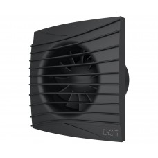 SILENT 5C Matt Black вентилятор осевой вытяжной с обратным клапаном d125