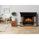 Портал Firelight Forte Wood 30 камень коричневый, шпон темный дуб