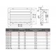 SA 400x200 Алюминиевая решетка для наружной установки SA 400x200 Алюминиевая решетка для наружной установки