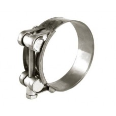 Хомут силовой 104-112 с одним болтом KVP M8*70/ W1/ 1,5*24 шарнирный