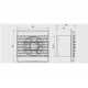 Decor 200 C Silver вентилятор накладной Decor 200 C Silver вентилятор накладной