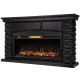 Каминокомплект: Очаг Royal Thermo Aurora RTFP/P-AR40LS, портал Porto 42/40/36 камень чер. шп. венге