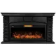 Каминокомплект: Очаг Royal Thermo Aurora RTFP/P-AR40LS, портал Porto 42/40/36 камень чер. шп. венге