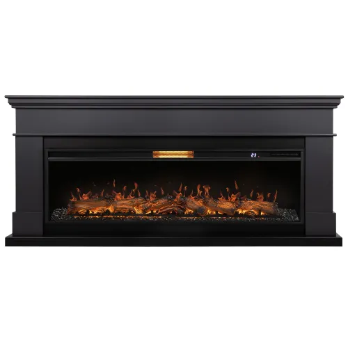 Каминокомплект: Очаг Royal Thermo Aurora RTFP/P-AR60LS, портал California 60 G, графит