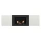 Тумба с биокамином Firelight BFP/P-1400L белая