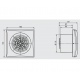 Silent 200 CZ Silver накладной бытовой вентилятор Silent 200 CZ Silver накладной бытовой вентилятор