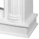 Каминокомплект: Очаг Royal Thermo Aurora RTFP/P-AR60LS, портал Olympia 60, белый