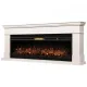 Каминокомплект: Очаг Royal Thermo Aurora RTFP/P-AR60LS, портал California 60 IV, молочный