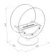 Биокамин Royal Thermo RTBFP-F500ML Mirror Lens