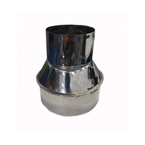 Переход 150х110 AISI 430 нержавеющая сталь 0,5 мм Переход 150х110 AISI 430 нержавеющая сталь 0,5 мм