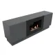 Тумба с биокамином Firelight BFP/P-1400L графит
