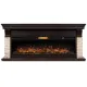 Каминокомплект: Очаг Royal Thermo Aurora RTFP/P-AR60LS, портал Michigan 60, камень мол., шп. тем.дуб