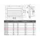 SA 600x300 Алюминиевая решетка для наружной установки SA 600x300 Алюминиевая решетка для наружной установки