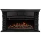 Портал Firelight Porto 40 камень черный шпон венге