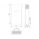 FRESHBOX E-200 ERV WiFi комнатная приточно-вытяжная установка с рекуперацией и преднагревом