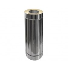 Сэндвич труба 80/160 L- 500 н/н нержавейка + нержавейка глянец