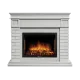 Портал Firelight Bricks 25 камень белый, белая эмаль