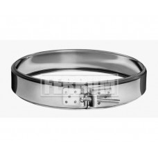Хомут обжимной ф197-200 Ferrum 430/0,5мм нержавеющая сталь
