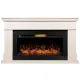 Каминокомплект: Очаг Royal Thermo Aurora RTFP/P-AR40LS, портал California 42/40/36, молочный
