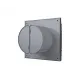 SILENT 5C dark gray metal вентилятор осевой вытяжной с обратным клапаном d125 SILENT 5C dark gray metal вентилятор осевой вытяжной с обратным клапаном d125