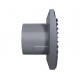 SILENT 5C dark gray metal вентилятор осевой вытяжной с обратным клапаном d125 SILENT 5C dark gray metal вентилятор осевой вытяжной с обратным клапаном d125