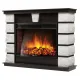 Портал Firelight Excalibur 30 камень белый, шпон венге