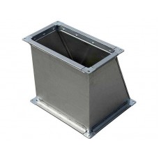 Переход 400х200/300х200 из оцинкованной стали на шинорейке